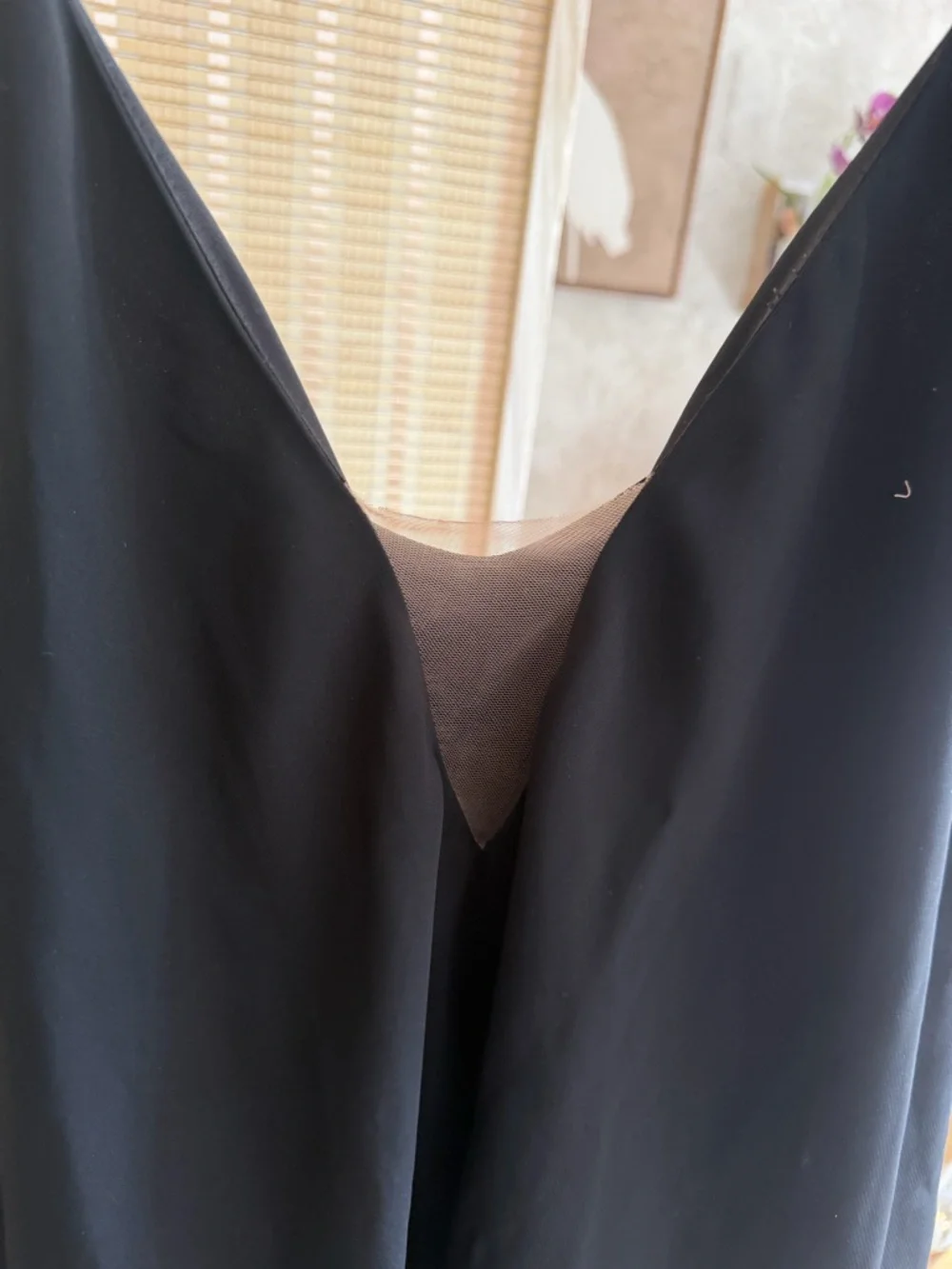 Black Ruffled Mini Dress - Picture 8 of 8